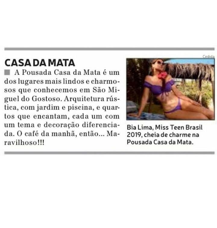 Pousada Casa Da Mata São Miguel do Gostoso Exterior foto